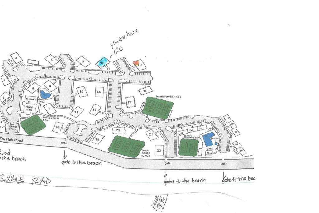 Cute 2 Bedroom, 2 Bath Condo At Folly Field Beach Hilton Head Island Ngoại thất bức ảnh
